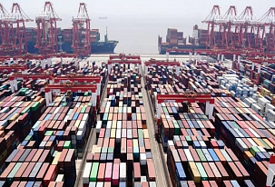 The world's largest port of Shanghai increased container transshipment by 18% in January