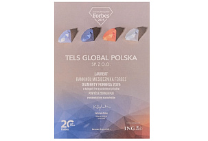 TELS GLOBAL in Forbes ranking (Poland): a major, financially sound, and reliable freight forwarder