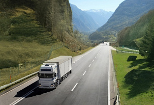 Germany records a sharp decline in truck traffic